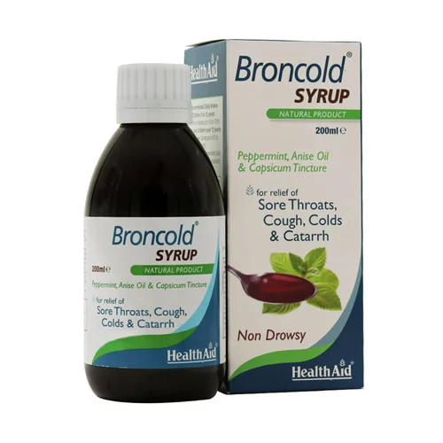شربت برون کلد هلث اید 200 میلی لیتر | Health Aid Broncold Syrup 200 ml