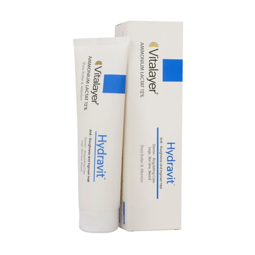 کرم آمونیوم لاکتات 12 درصد هیدراویت ویتالیر 100 میلی لیتر Vitalayer Ammonium Lactat 12 % Hydravit Cream 100 Ml