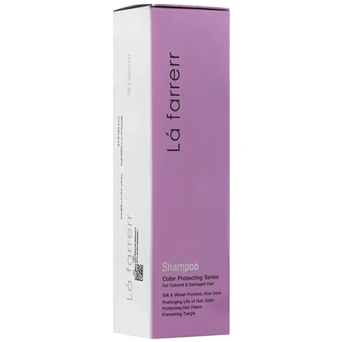 شامپو لافارر مخصوص موهای رنگ شده و آسیب دیده  LAFARRERR COLOR PROTECTING SERIES  250 ML