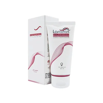 کرم ضد تعریق زنانه لامینین حجم 50 میلی‌لیترLaminin anti perspirant Deodorant Cream For Women 50 ml