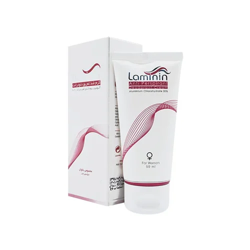 کرم ضد تعریق زنانه لامینین حجم 50 میلی‌لیترLaminin anti perspirant Deodorant Cream For Women 50 ml