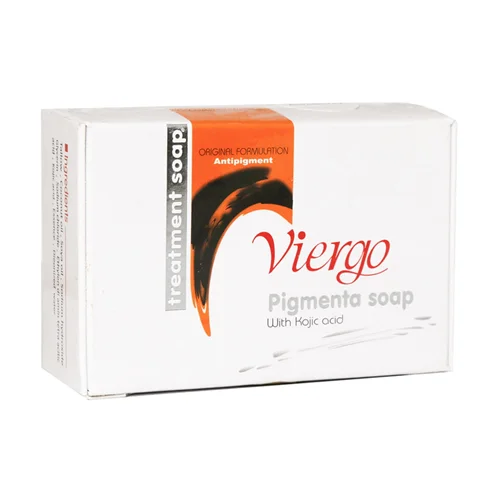 صابون پیگمنتا ویرگو حاوی ماده موثره کوجیک اسید 100 گرم Viergo pigmenta soap with kojic acid
