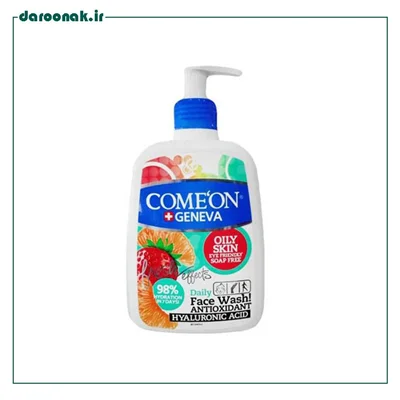 ژل شستشو پوست چرب کامان ۵۰۰ میلی لیتر