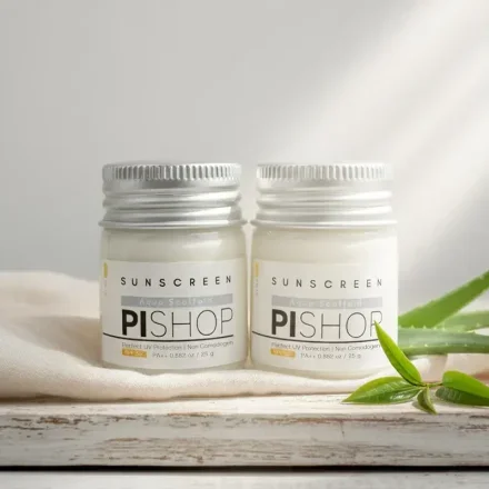 کرم ضد آفتاب پوست خشک بی رنگ پی شاپ SPF50