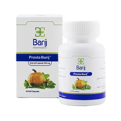 کپسول نرم پروستا 390 میلی گرم باریج اسانس ۶۰ عددی  |   Barij Essence Prosta 390 mg 60 Cap