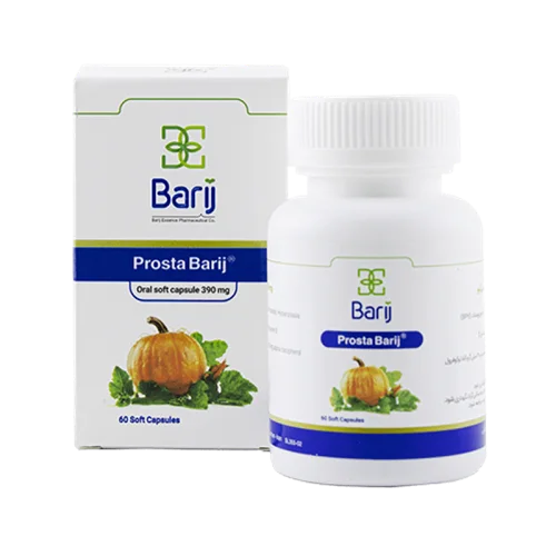 کپسول نرم پروستا 390 میلی گرم باریج اسانس ۶۰ عددی  |   Barij Essence Prosta 390 mg 60 Cap