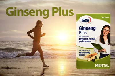 قرص جینسینگ پلاس یوروویتال | تقویت میل جنسی و قوای ذهنی و فیزیکی بدن 60عددی_Eurho Vital Ginseng Plus 60 Tabs
