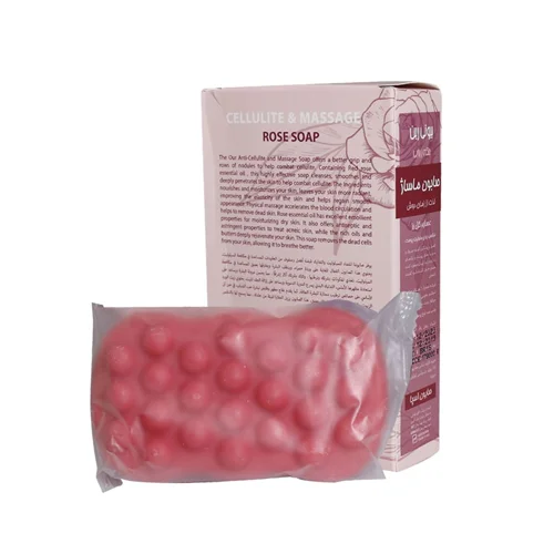 صابون ماساژ بیوتی رین مدل rose وزن 120 گرم