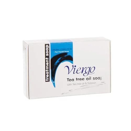 صابون تی تری اویل ویرگو حاوی روغن درخت چای وزن 100 گرم Viergo tea tree oil soap