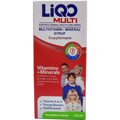 شربت لیکو مولتی ابیان فارمد Abian Pharmed Liqo Multi Syrup 250 ml