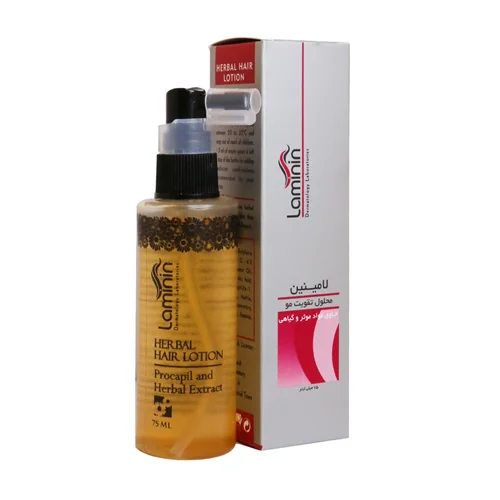 محلول تقویت مو گیاهی لامینین ۷۵ میلی لیتر Laminin Herbal Hair Lotion 75 ml