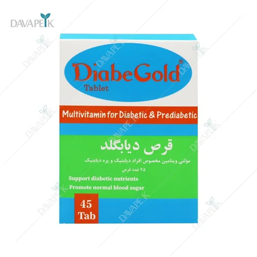قرص دیابگلد شهاب درمان 45 عدد_Shahab Darman Diabe Gold 45 Tabs