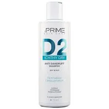 شامپو ضد شوره D2 پرایم مناسب پوست سر خشک 250 میلی لیتر Prime D2 Anti Dandruff Dry Scalp Shampoo 250 ml