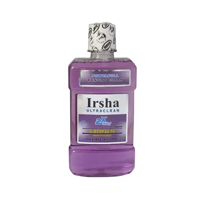 دهانشویه کامل بدون الکل ایرشا حاوی فلوراید و زینک کلراید| Irsha Complete None Alcoholic Dentist Clean 250 ml