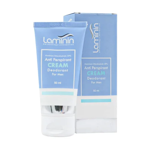 کرم ضد تعریق مردانه لامینین حجم 50 میل Laminin anti perspirant Deodorant Cream For Men 50 ml