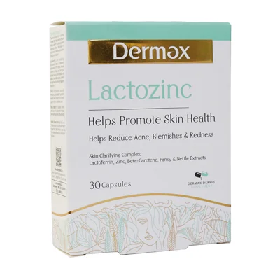 کپسول لاکتوزینک درمکس 30 عددDermax Lactozinc 30 Caps
