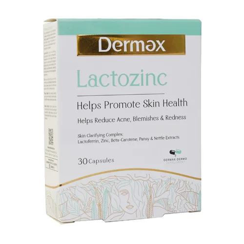 کپسول لاکتوزینک درمکس 30 عددDermax Lactozinc 30 Caps