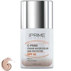 ضد آفتاب فیوژن واتر spf50 رنگی حاوی ویتامین سی بژ طبیعی پرایم