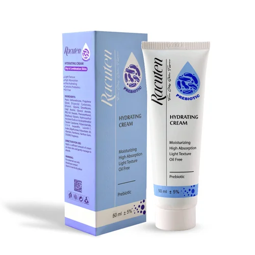 کرم آبرسان پوست مختلط و چرب راکوتن | 50 میلRacuten Hydrating Cream For Oily Skin Racuten