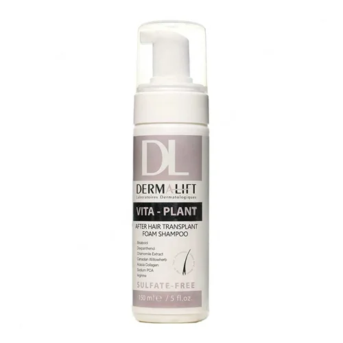 شامپو مناسب موهای کاشته شده درمالیفت Dermalift Vita Plant After Hair Transplant Foam Shampoo 150 ml