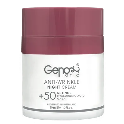 کرم ضد چروک شب بالای ۵۰ سال ژنوبایوتیک ۳۰ میلی لیتر | Geno Biotic Above 50 Years Anti Wrinkle Night Cream 30 ml
