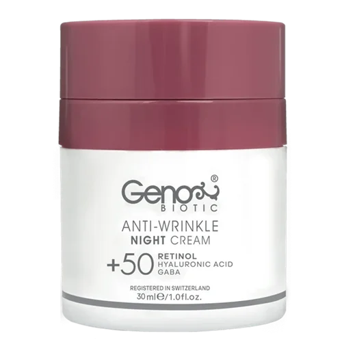 کرم ضد چروک شب بالای ۵۰ سال ژنوبایوتیک ۳۰ میلی لیتر | Geno Biotic Above 50 Years Anti Wrinkle Night Cream 30 ml