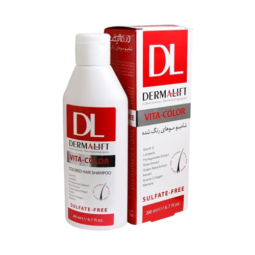 شامپو موهای رنگ شده درمالیفت Dermalift Vita-Color Colored Hair Shampoo 200 ml