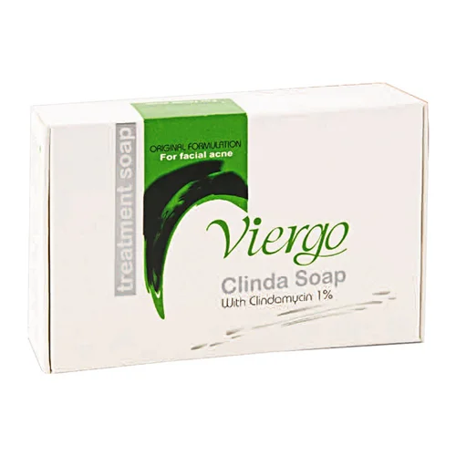 صابون کلیندا ویرگو  حجم 100 گرم Viergo clinda soap with clindamycin 1%