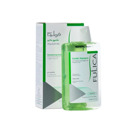 شامپو ملایم فولیکا مناسب موهای حساس و شکننده ۲۰۰ میلی لیتر Fulica Gentle Shampoo 200 ml