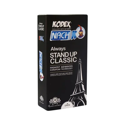 کاندوم کدکس مدل استند آپ کلاسیک12عددی Nach Kodex Stand Up Classic Condoms