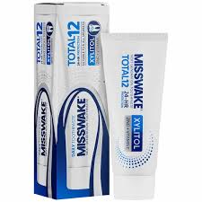 خمیردندان توتال ۱۲ کاره حاوی زایلیتول ۷۵ میل میسویکXylitol Total 12 Toothpaste Misswake