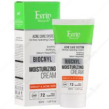 کرم مرطوب کننده پوست چرب بایوکنیل Biocnyl Moisturizing Cream For Oily And Acne Skin