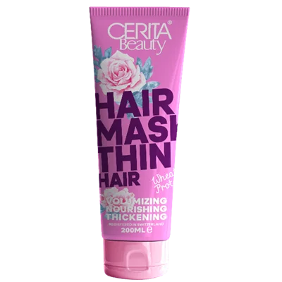 ماسک مو تیوپی موهای نازک و کم حجم (فری سولفات )سریتا بیوتی |  Cerita Beauty Hair Mask For Thin Hair 200 ml