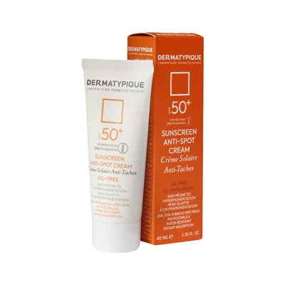 کرم ضد آفتاب ضد لک و روشن کننده SPF50 درماتیپیک 40 میلی لیتر Dermatypique Sunscreen Anti Spot Cream 40 ml