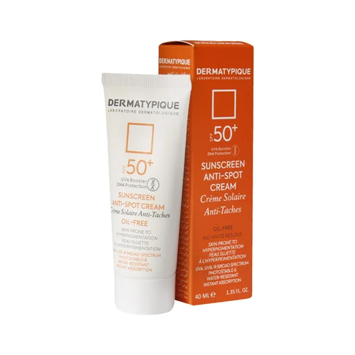 کرم ضد آفتاب ضد لک و روشن کننده SPF50 درماتیپیک 40 میلی لیتر