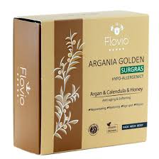 صابون آرگان طلایی فلویو  Argania Golden Surgras Soap Flovio