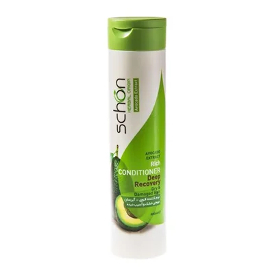 نرم کننده قوی آووکادو شون آووکادو 400 میلی لیتر Schon Ultra Rich Hair Conditioner For Dry And Damaged Hair 150ml