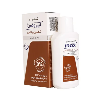 شامپو کافئین پلاس ایروکس مناسب موهای دارای ریزش |Irox Caffeine Plus stimulant Shampoo 200 g