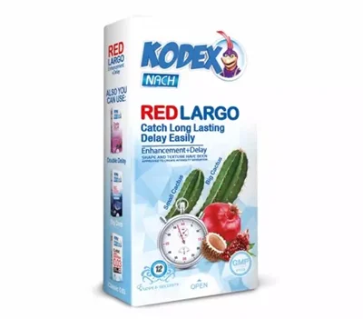 کاندوم لارگو قرمز 12 عددی - Kodex