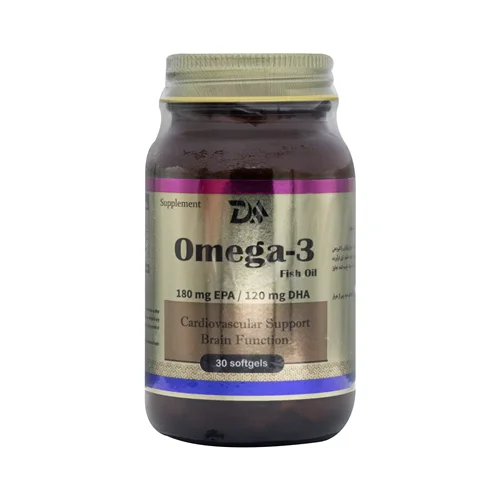 سافت ژل امگا 3 روغن ماهی تریتا دارو 30 عددیOmega3 Fish oil tda-pharma