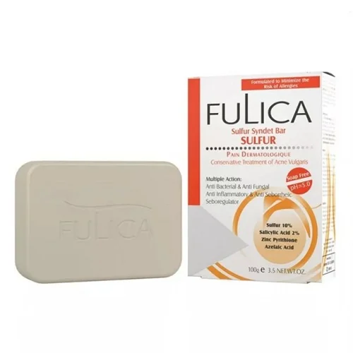 پن ضد جوش فولیکا مدل SULFUR وزن 100 گرم Fulica Anti Acne Pain With Sulfur