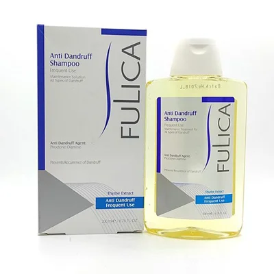 شامپو ضد شوره روزانه فولیکا مناسب انواع مو ۲۰۰ میلی لیتر Fulica Anti Dandruff Shampoo Frequent Use 200 ml