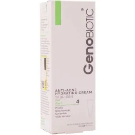 کرم رطوبت رسان ژنوبایوتیک مناسب پوست های حساس و آکنه ای ۵۰ گرم Geno Biotic Anti Acne hydrating Cream sebu_gen4 50 g