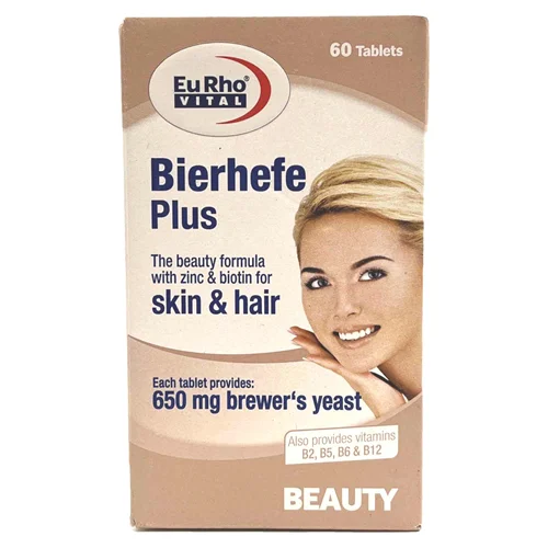 قرص بیرهف پلاس مخمر آبجو یوروویتال EurhoVital Bierhefe Plus