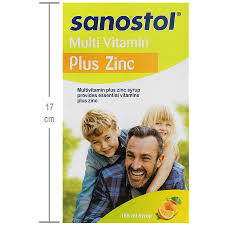 شربت مولتی سانستول پلاس زینک 155 میلی لیتر   Multi sanostol plus zinc syrup 155 ml