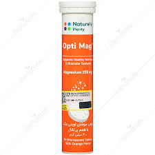 قرص جوشان اوپتی مگ 300 میلی گرم نیچرز پلنتی 20 عدد Natures Plenty Opti Mag magnesium 300mg 20 Effervescent Tablets