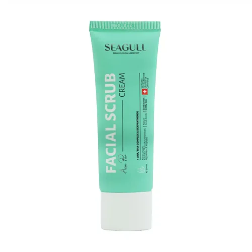 پاک کننده اسکراب سی گل مناسب انواع پوست ۵۰ میلی لیتر Seagull Facial Scrub 50 ml