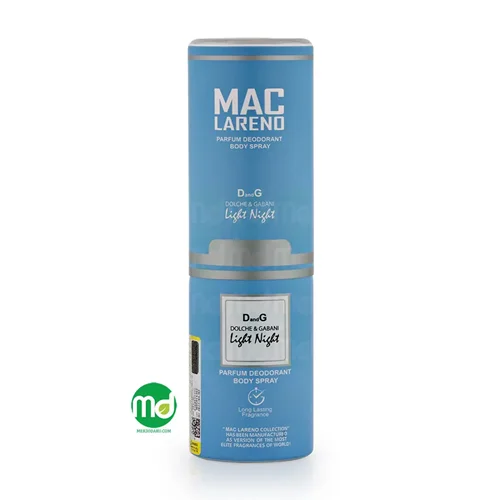 اسپری بدن مک لارنو مدل لایت نایت دولچه گابانا 200ml