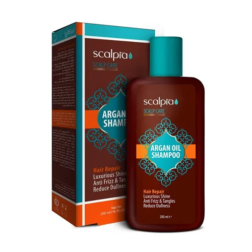 شامپو موی سر حاوی روغن آرگان اسکالپیا 200 میلی لیتر Scalpia Argan Oil Shampoo