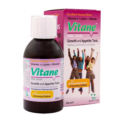 شربت ویتان ۲۰۰ میلی لیتر_Vitane Oral Liquid 200 ml